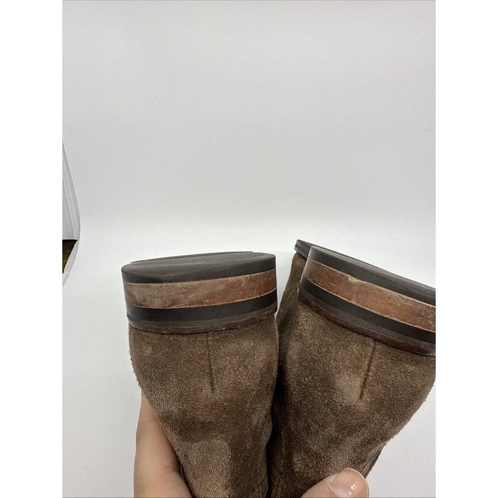 Cole Haan Chukka Ankle Boots Suede Men's 12M Brown C26393 Boho Streetwear